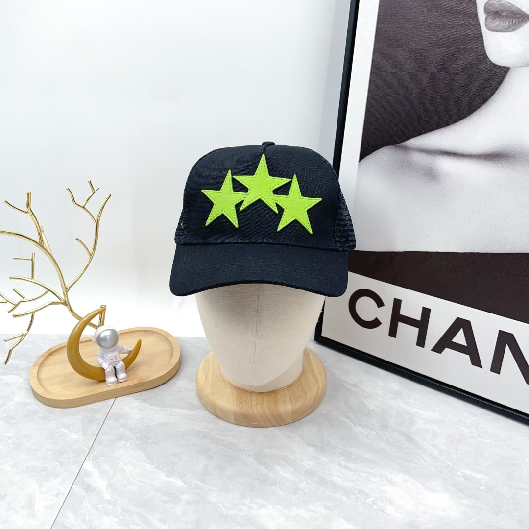 Amiri 3 Star Canvas Hat