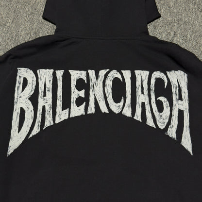 BALENCIAGA PARIS TROPICAL ROUND HOODIE