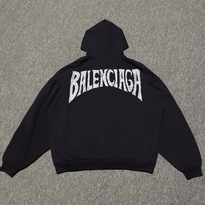 BALENCIAGA PARIS TROPICAL ROUND HOODIE