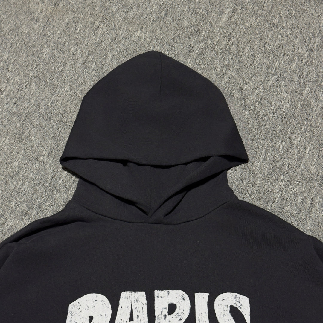 BALENCIAGA PARIS TROPICAL ROUND HOODIE