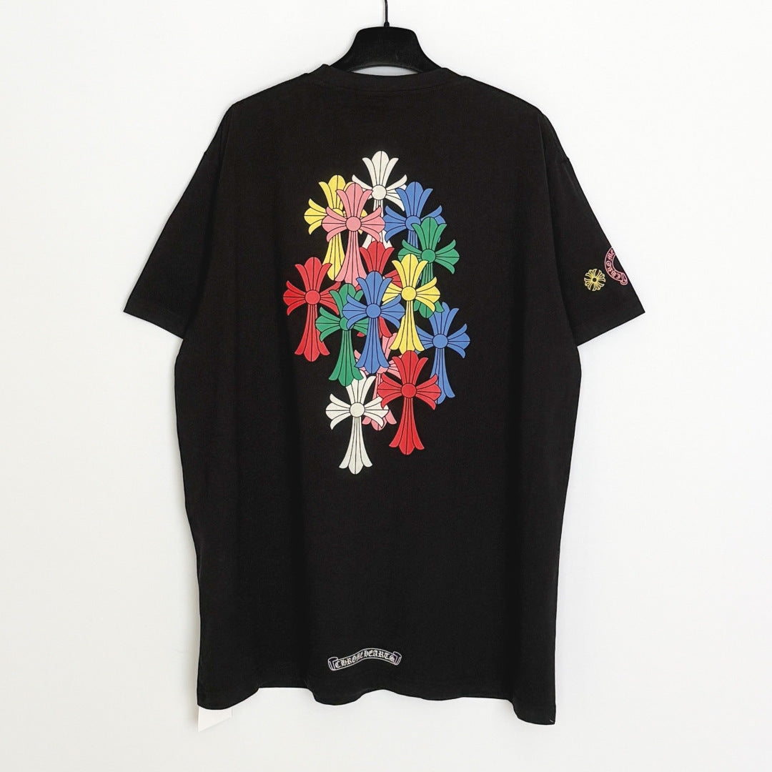 Chrome Hearts Multicolor Cross T-shirt Short Sleeve