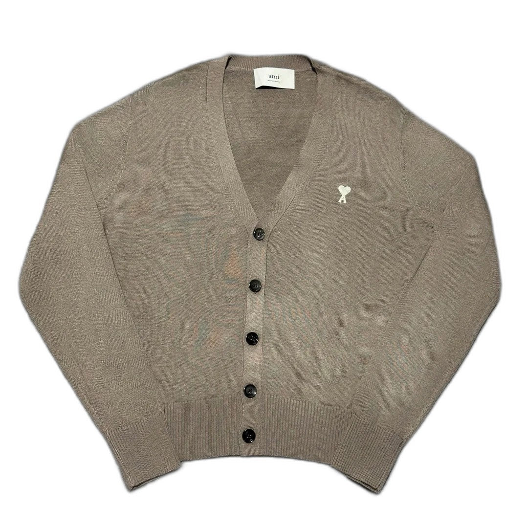 AMI Paris Ami de Coeur V-Neck Cardigan