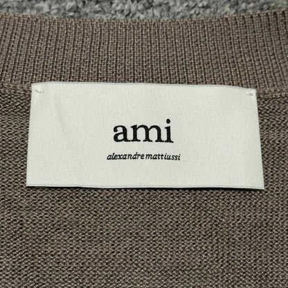 AMI Paris Ami de Coeur V-Neck Cardigan
