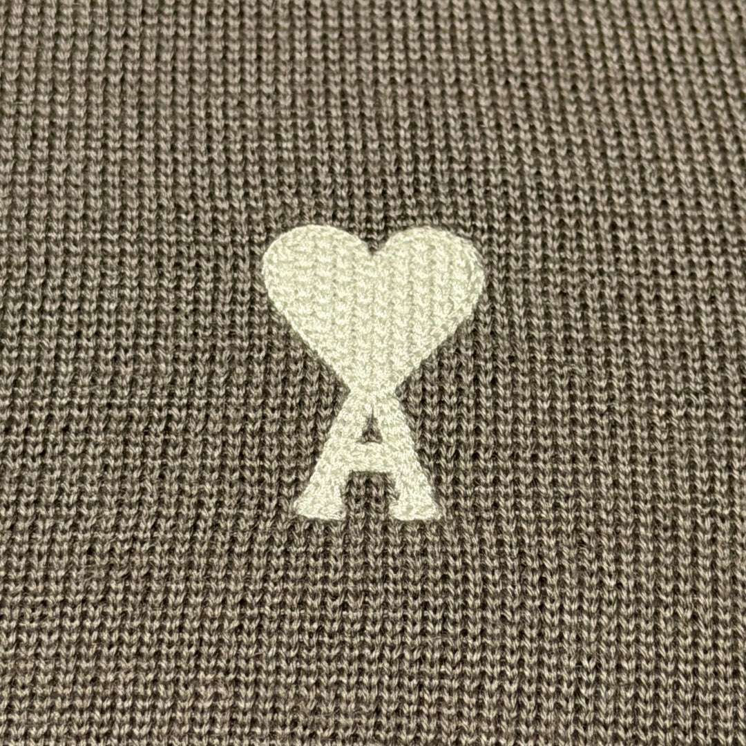 AMI Paris Ami de Coeur V-Neck Cardigan