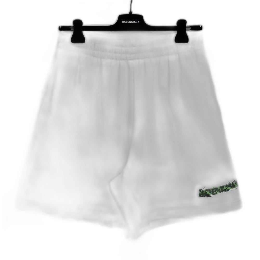 BALENCIAGA MESSY SPRAY Loose Fit Shorts