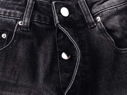 Amiri MX1 Ultrasuede Jean 'Vintage Black'