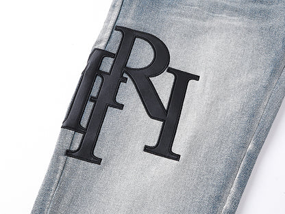 AMIRI Off-set logo jeans