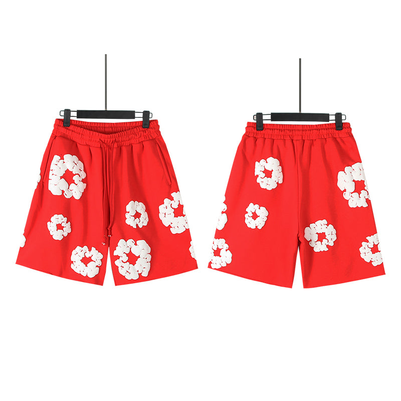 Denim Tears The Cotton Wreath Shorts 'Black'