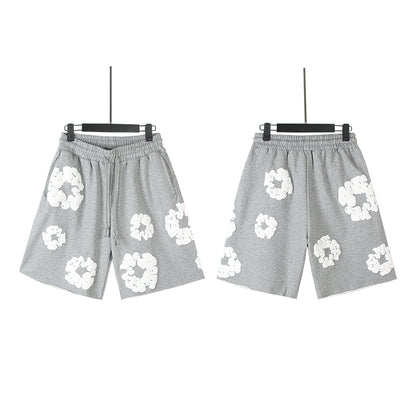 Denim Tears The Cotton Wreath Shorts 'Black'