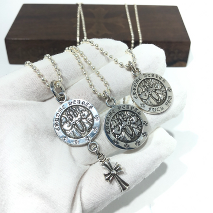 CHROME HEARTS DISC NECKLACE