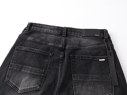 Amiri MX1 Ultrasuede Jean 'Vintage Black'