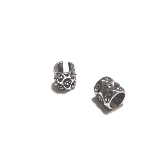 Chrome Hearts Cross Flower Earrings