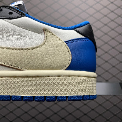 Travis Scott × Fragment × Nike Air Jordan 1 Low OG SP "Military Blue"