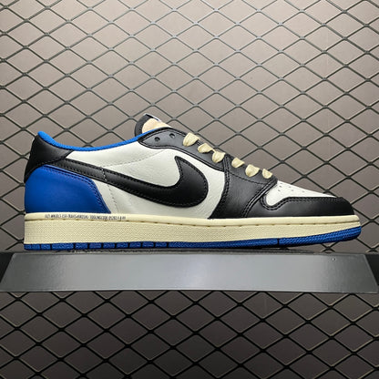 Travis Scott × Fragment × Nike Air Jordan 1 Low OG SP "Military Blue"