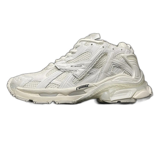 BALENCIAGA  MEN'S RUNNER SNEAKER IN WHITE