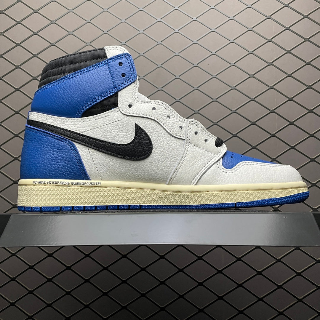Travis Scott × Fragment × Nike Air Jordan 1 Retro High OG SP "Military Blue"
