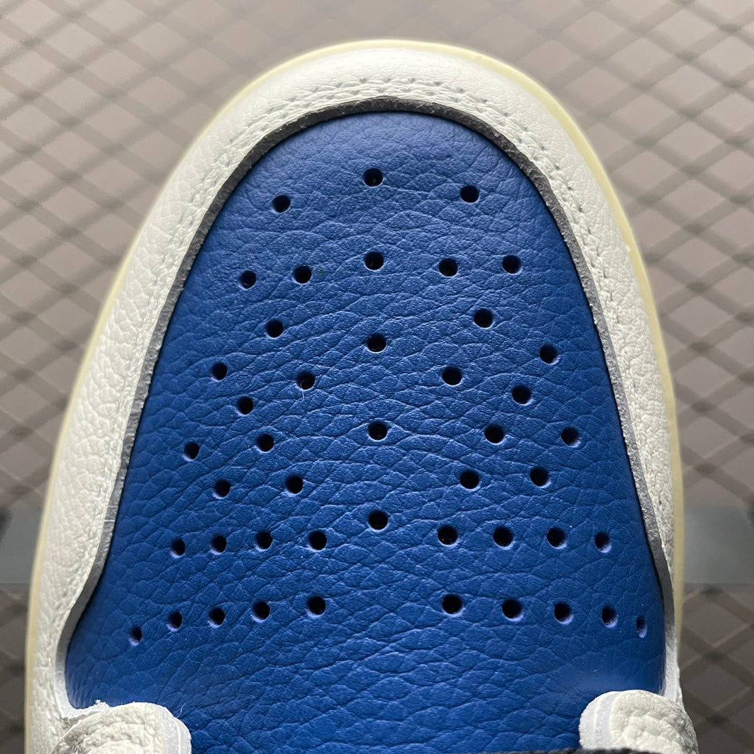 Travis Scott × Fragment × Nike Air Jordan 1 Retro High OG SP "Military Blue"