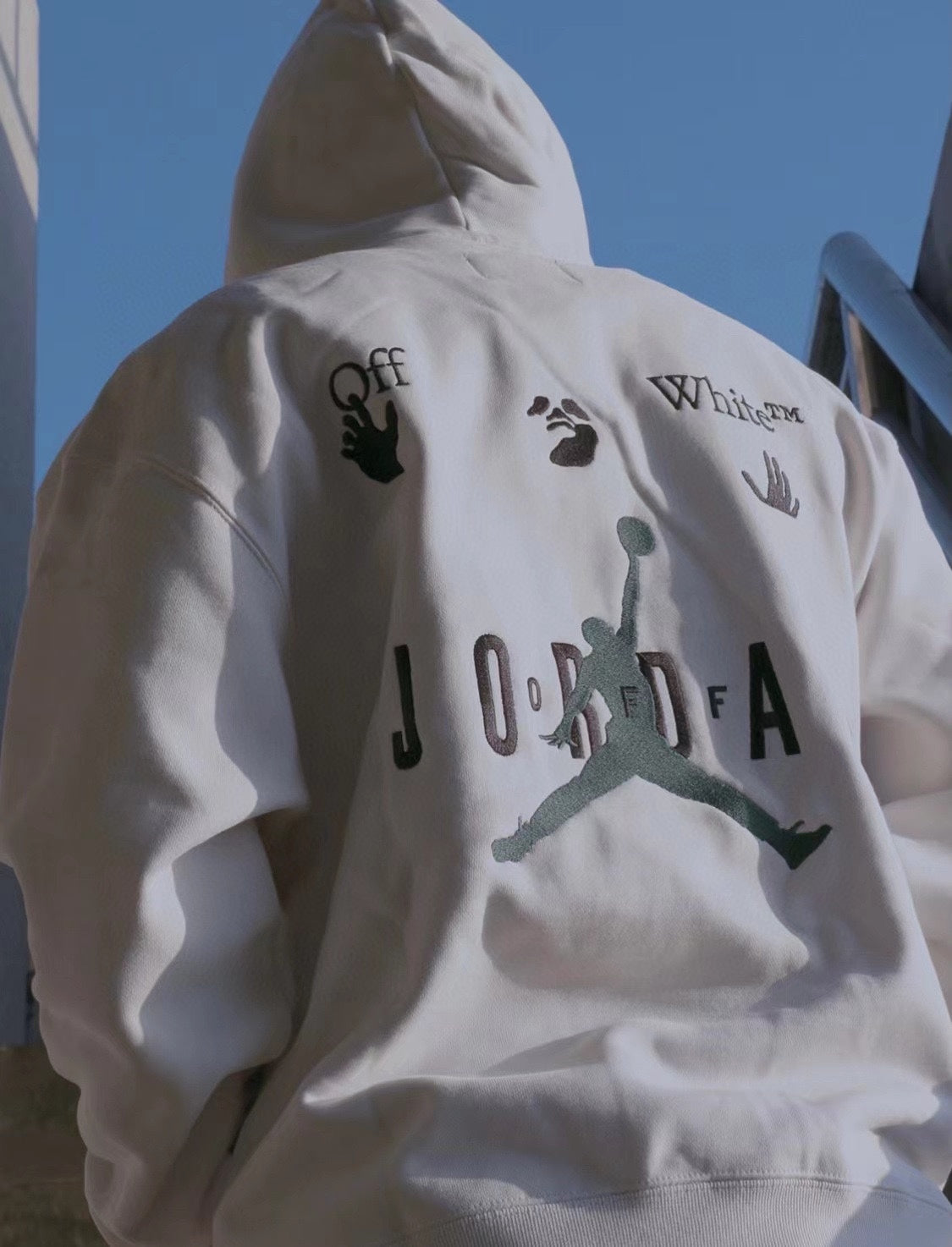 JORDAN BRAND AS M J OW HOODIE
