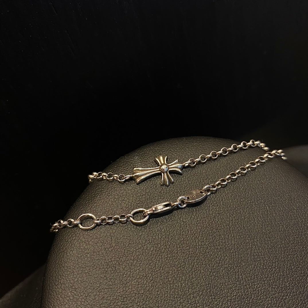 Chrome Hearts Cross Clavicle Necklace