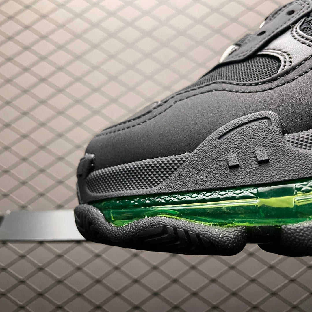 BALENCIAGA Triple S "Black/Yellow Fluo"