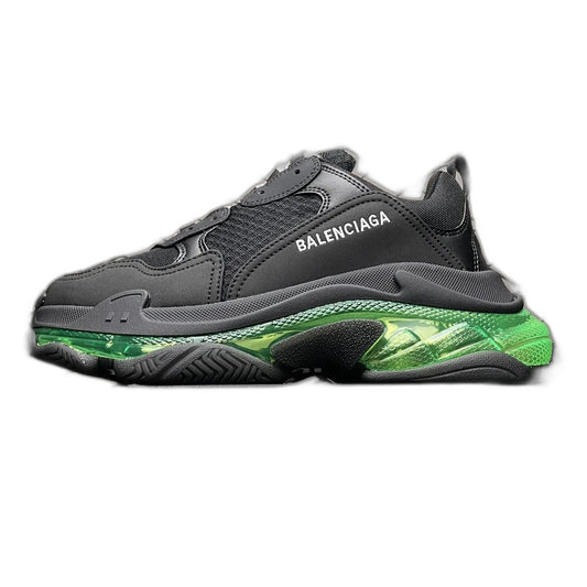 BALENCIAGA Triple S "Black/Yellow Fluo"