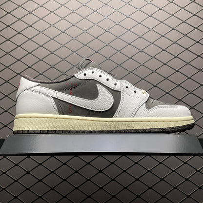 Travis Scott × Nike Air Jordan 1 Low OG SP "Reverse Mocha/Sail and Ridgerock"