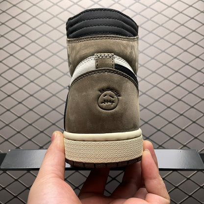 Travis Scott × Nike Air Jordan 1 Retro High OG TS SP "Sail/Dark Mocha"