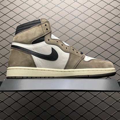 Travis Scott × Nike Air Jordan 1 Retro High OG TS SP "Sail/Dark Mocha"