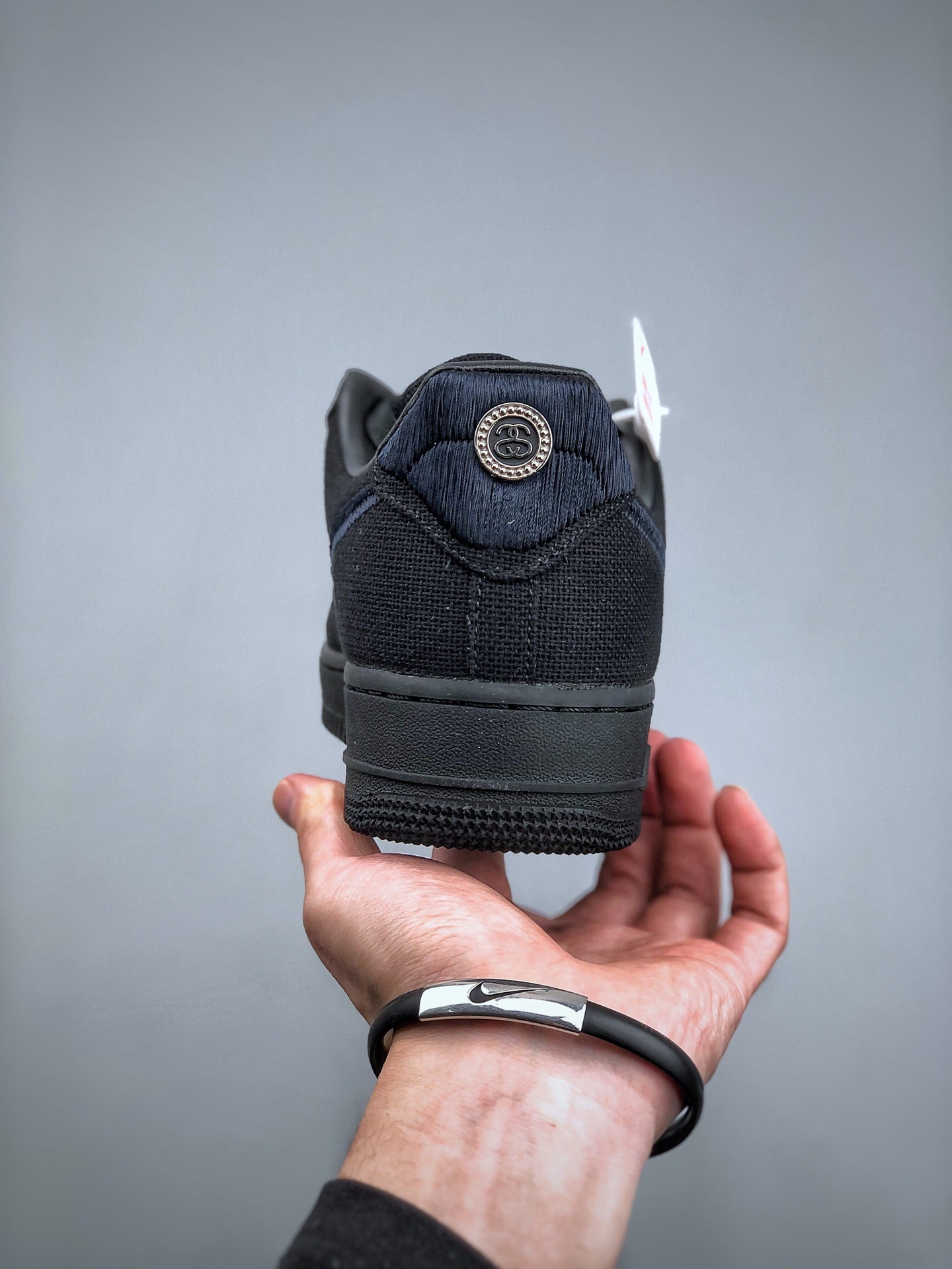 Stussy × Nike Air Force 1 Low "Triple Black"