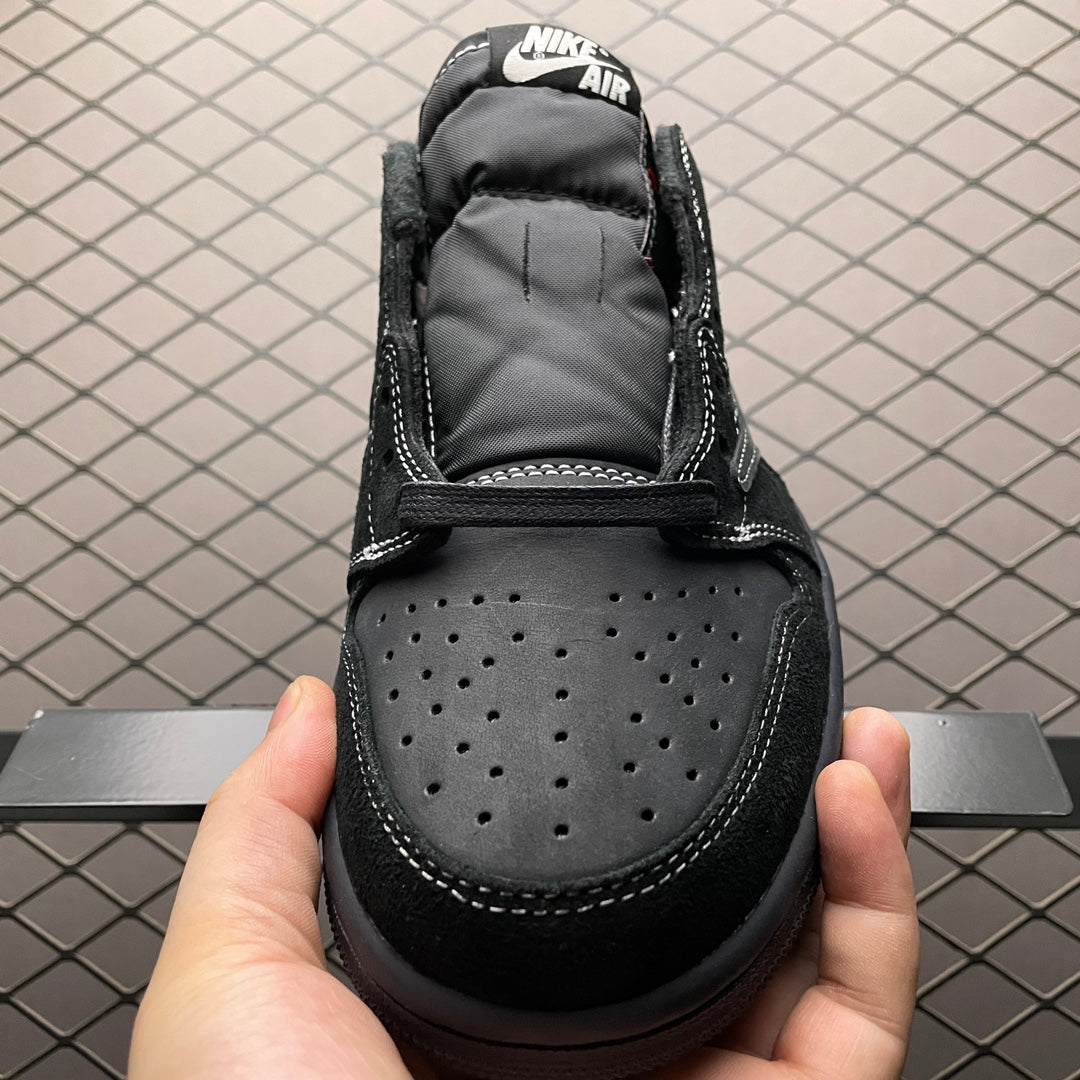 Travis Scott × Nike Air Jordan 1 Low OG SP "Black Phantom"