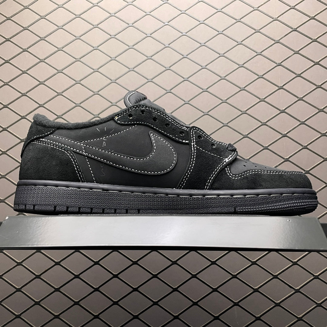Travis Scott × Nike Air Jordan 1 Low OG SP "Black Phantom"