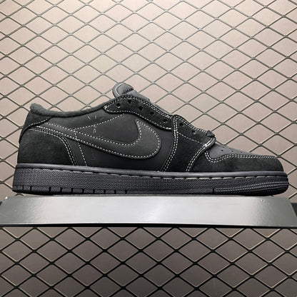 Travis Scott × Nike Air Jordan 1 Low OG SP "Black Phantom"