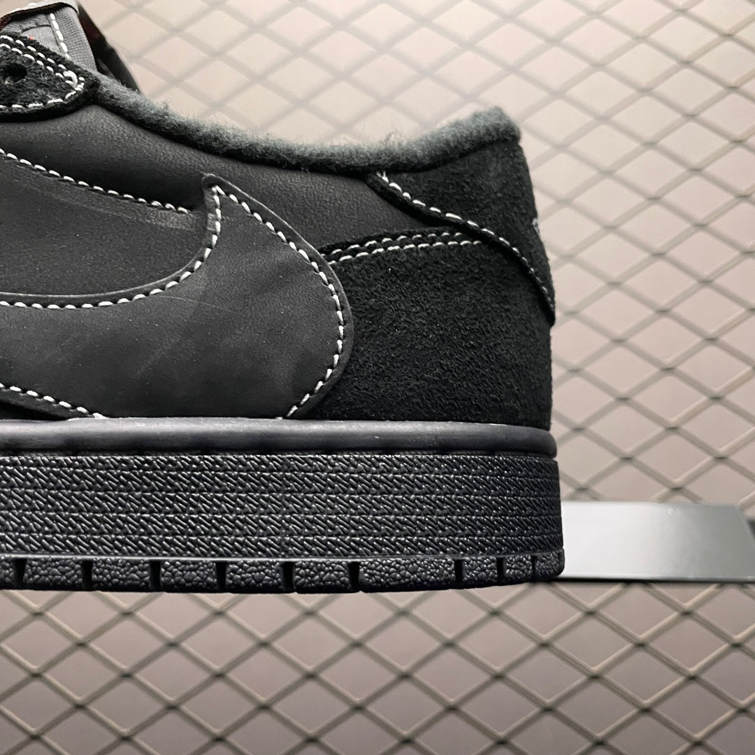 Travis Scott × Nike Air Jordan 1 Low OG SP "Black Phantom"