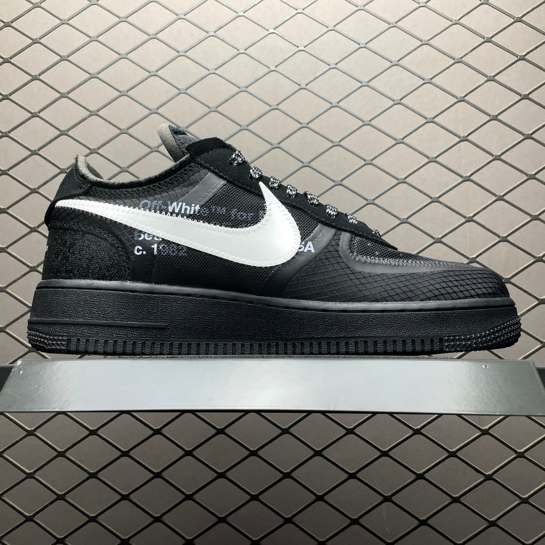 Off-White × Nike Air Force 1 Low "Black"