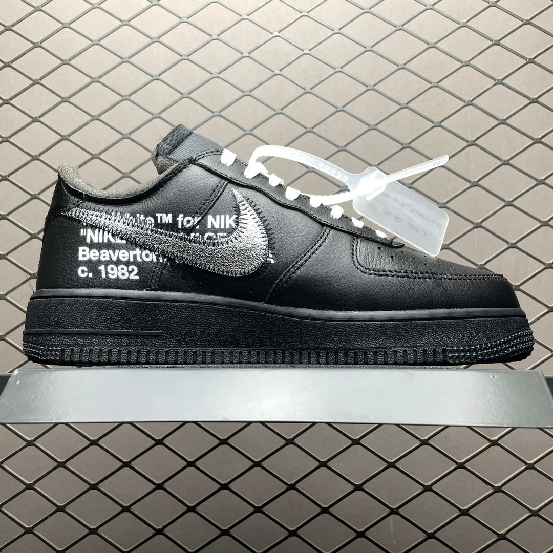 Off-White × Moma × Nike Air Force 1 Low "Black"