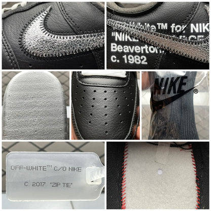 Off-White × Moma × Nike Air Force 1 Low "Black"