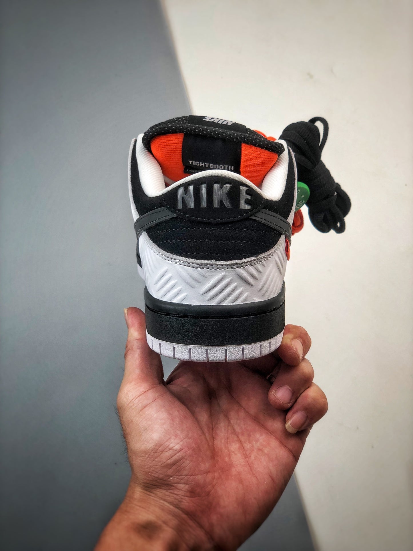 TIGHTBOOTH × Nike SB Dunk Low "White/Black"