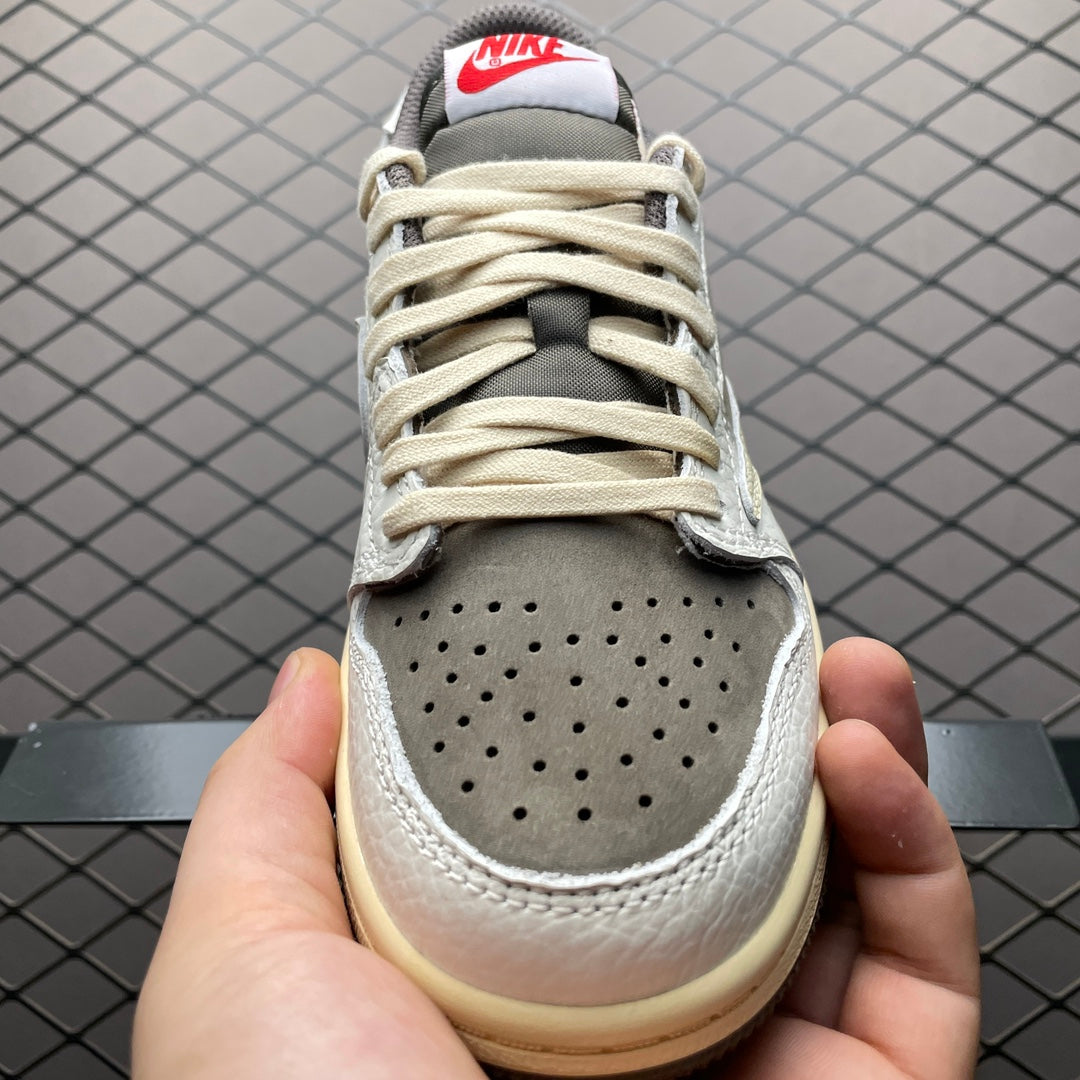 Travis Scott x Nike PS Air Jordan 1 Low "Reverse Mocha/Sail and Ridgerock"(Kids)