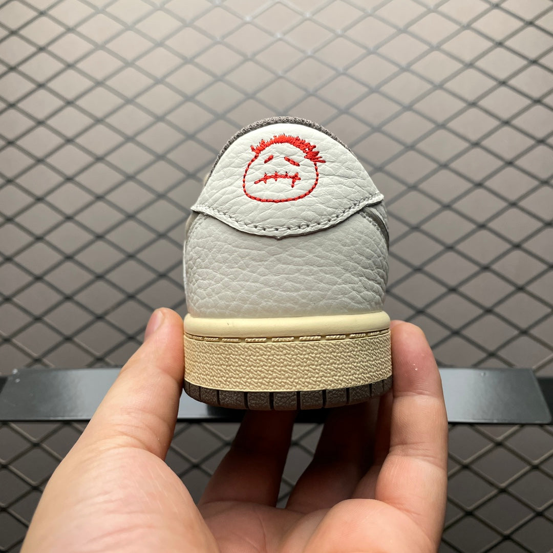 Travis Scott x Nike PS Air Jordan 1 Low "Reverse Mocha/Sail and Ridgerock"(Kids)