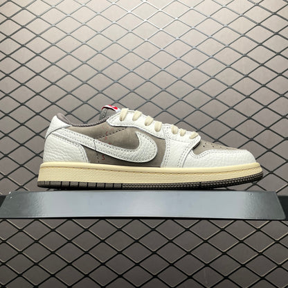Travis Scott x Nike PS Air Jordan 1 Low "Reverse Mocha/Sail and Ridgerock"(Kids)