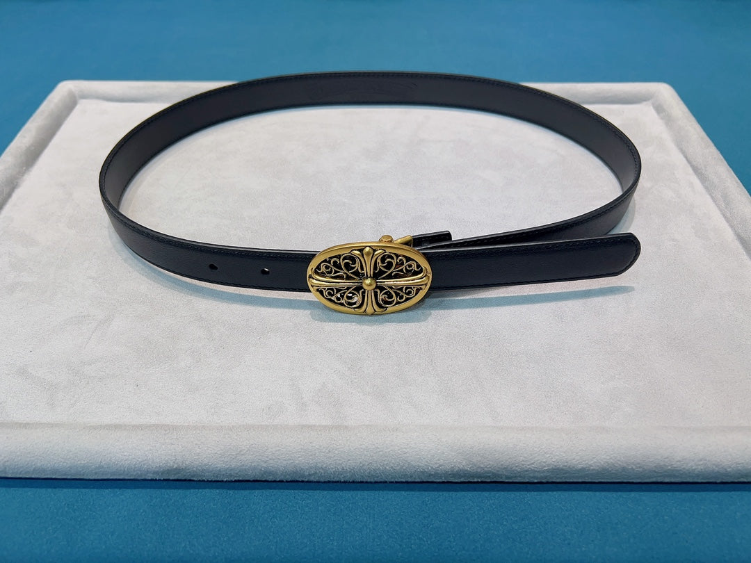 Chrome Hearts Small 2.5cm Belt Series