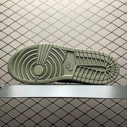 Travis Scott × Nike PS Air Jordan 1 Low OG "Medium Olive" (Kids)