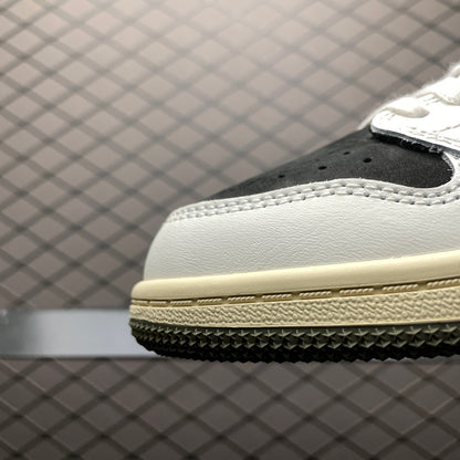 Travis Scott × Nike PS Air Jordan 1 Low OG "Medium Olive" (Kids)