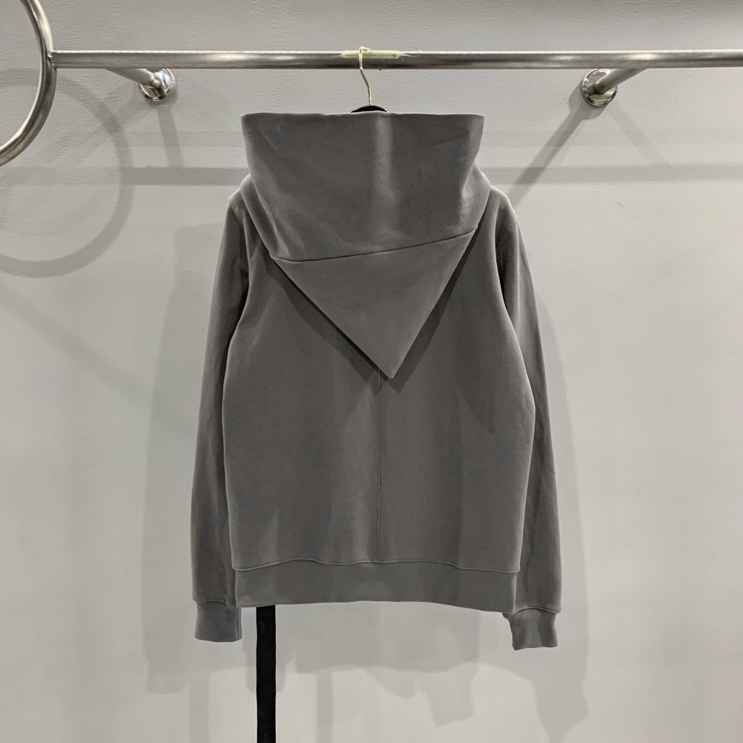 Rick Owens DRKSHDW x Champion Zip Hoodie Black Collaboration