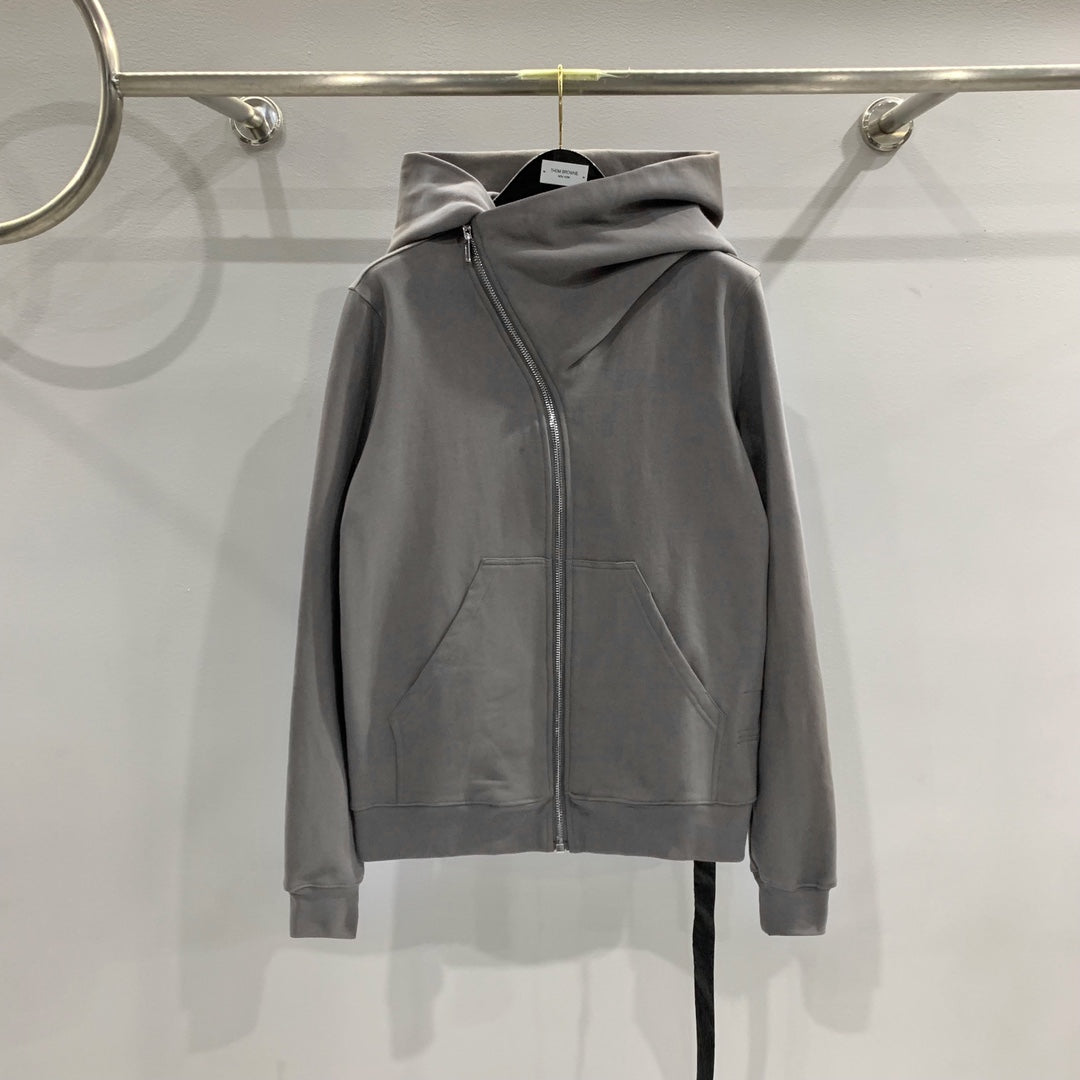 Rick Owens DRKSHDW x Champion Zip Hoodie Black Collaboration