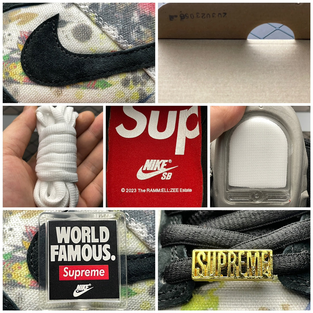 Supreme × Nike SB Dunk Low "Rammellzee"