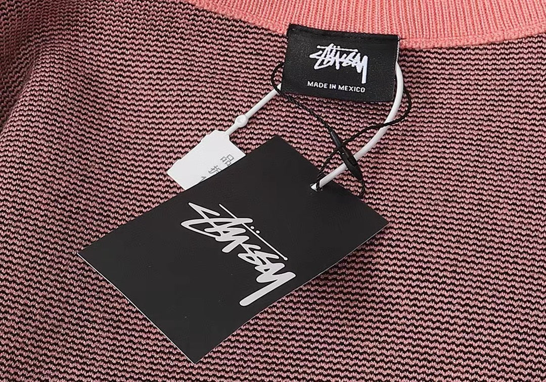 Stussy FW22 Logo graphic print knitted sweater