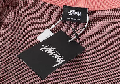 Stussy FW22 Logo graphic print knitted sweater