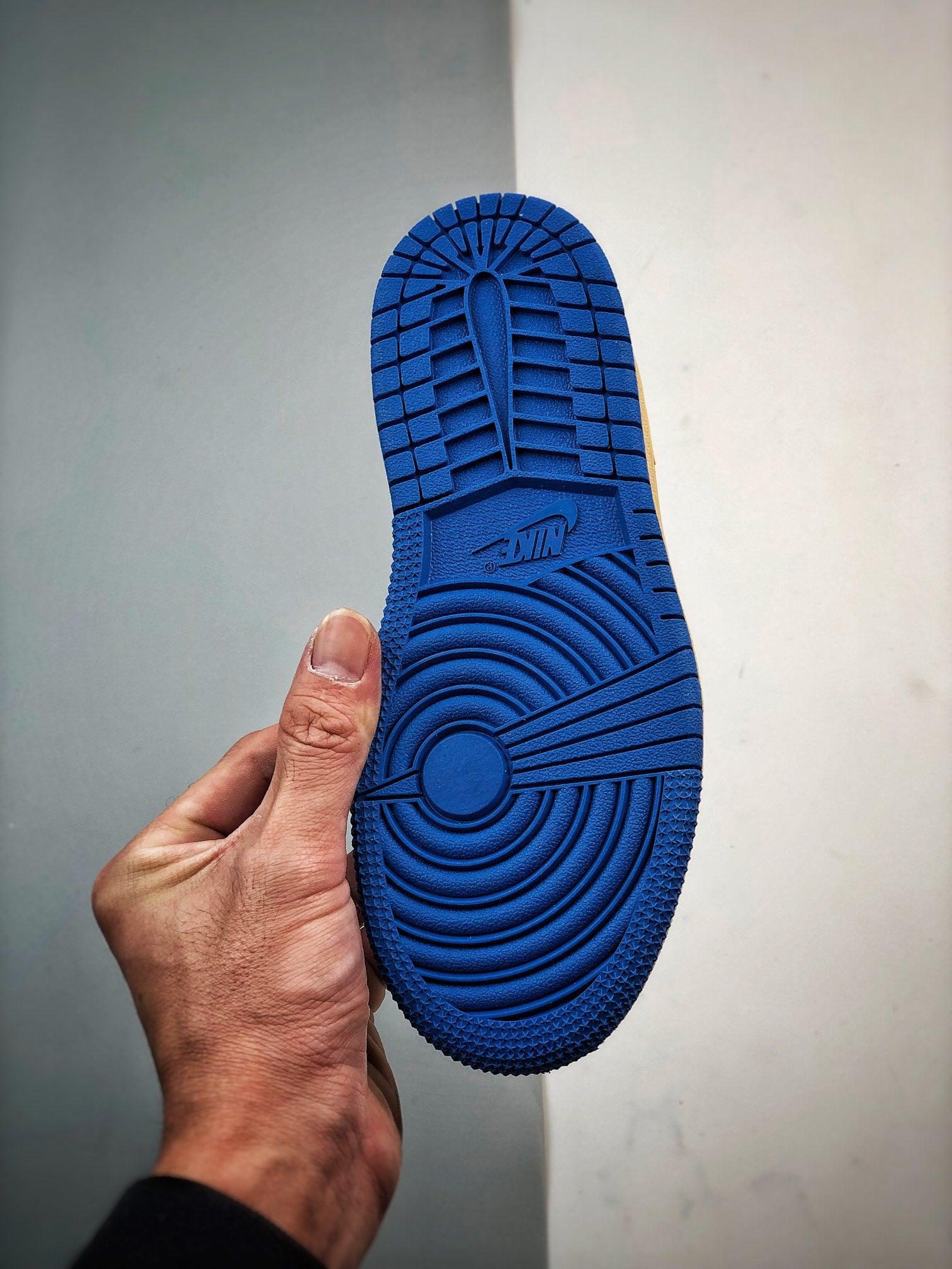 Travis Scott × Fragment × Nike Air Jordan 1 Low OG SP "Military Blue" (Kids)