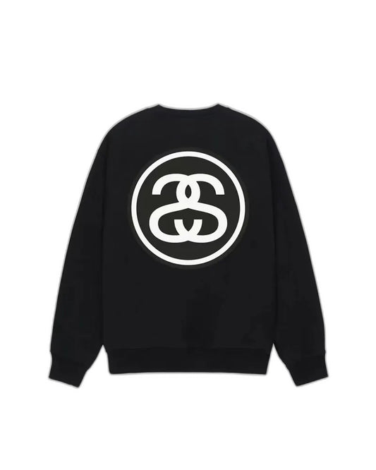 STUSSY SS LINK CREW ASH HEATHER